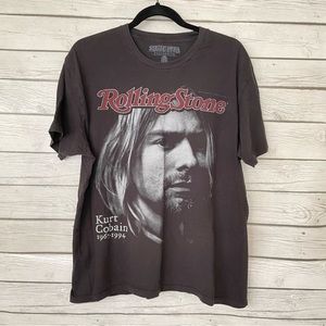 Kurt Cobain Rolling Stone Cover Graphic Tee Size Medium